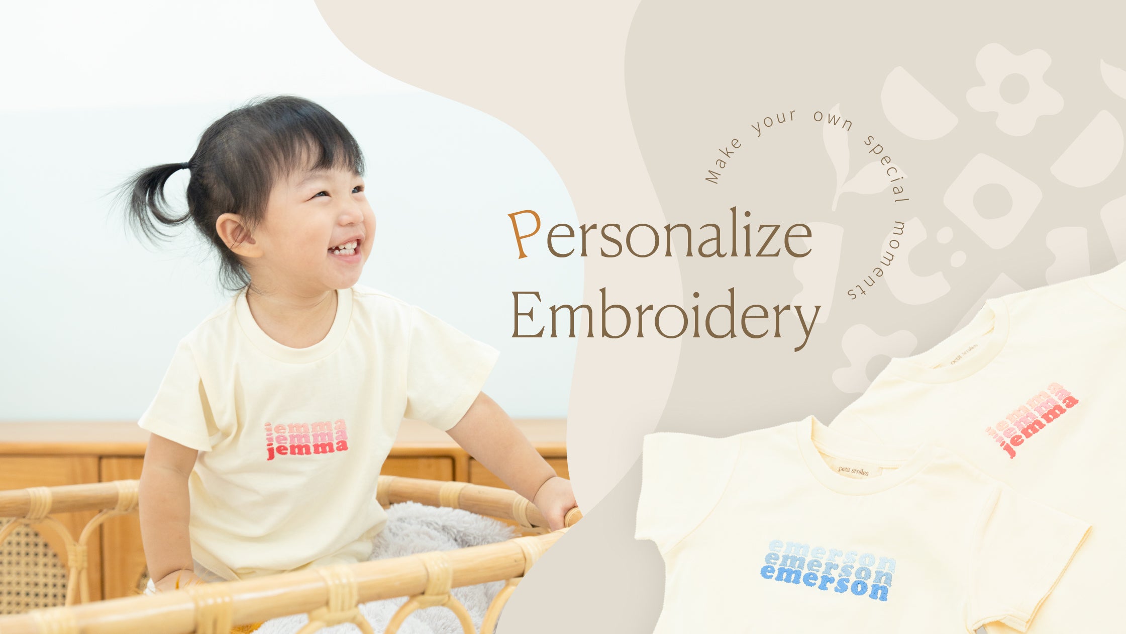 Personalize Embroidery: Petit Smiles