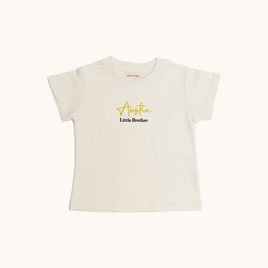 Austin - Babies & Kids Organic Tee - Petit Smiles