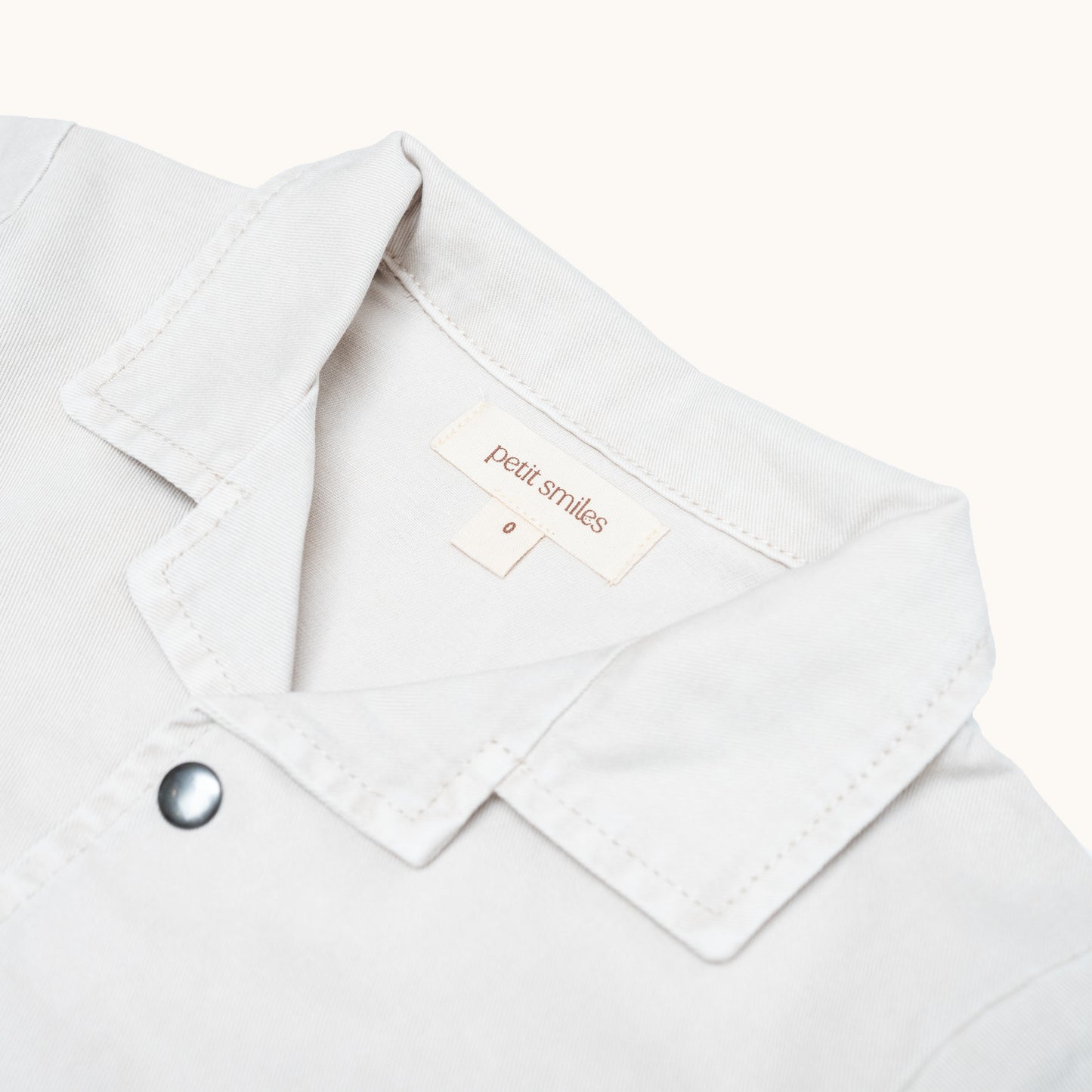 ORGANIC COLLAR JERSEY ROMPERS - Petit Smiles