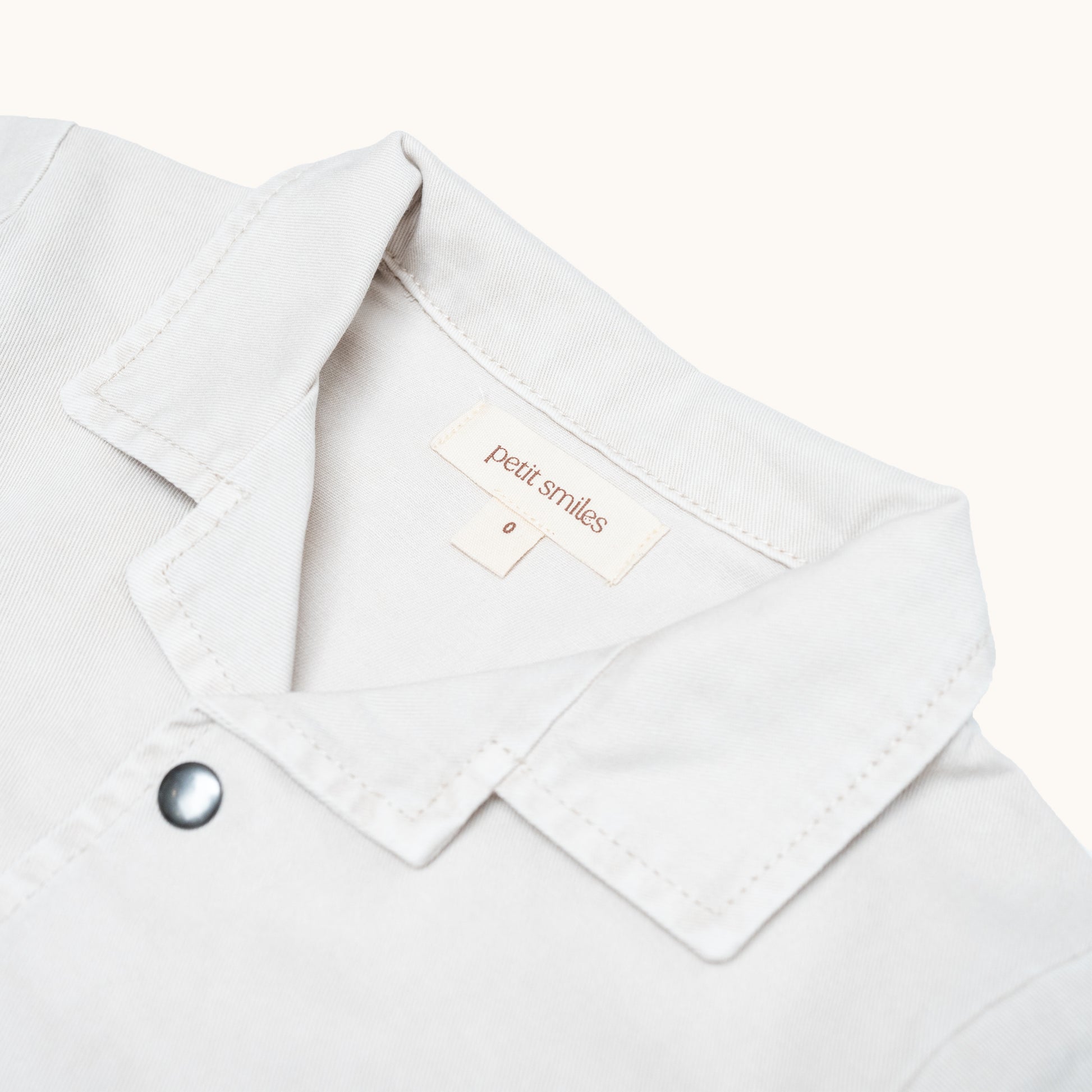 ORGANIC COLLAR JERSEY ROMPERS - Petit Smiles