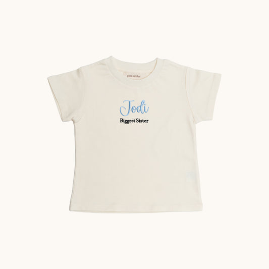 Biggest Sister - Babies & Kids Organic Tee - Petit Smiles