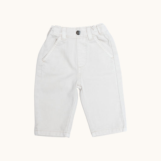 ORGANIC TWILL TROUSERS - Petit Smiles