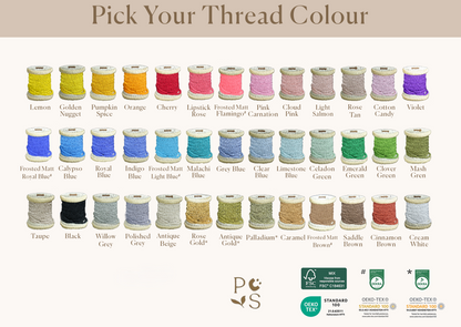 Pick Your Thread Colour: Petit Smiles