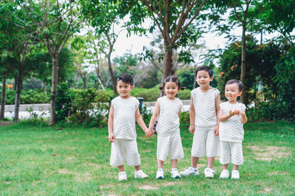KNITTED BUTTONED WAISTCOAT - CREAM - Petit Smiles