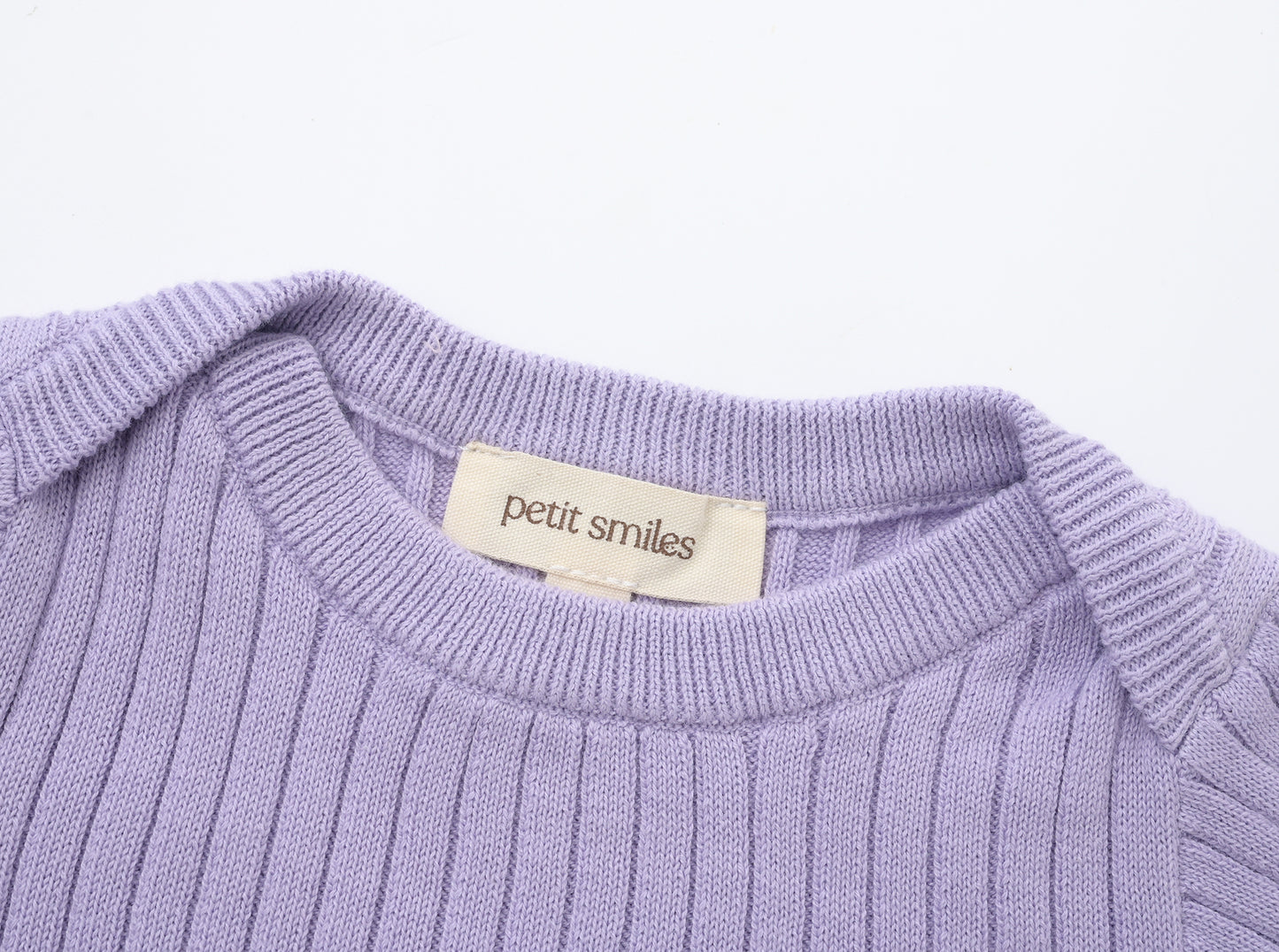 ORGANIC RIB ESSENTIAL BODYSUIT - TARO - Petit Smiles
