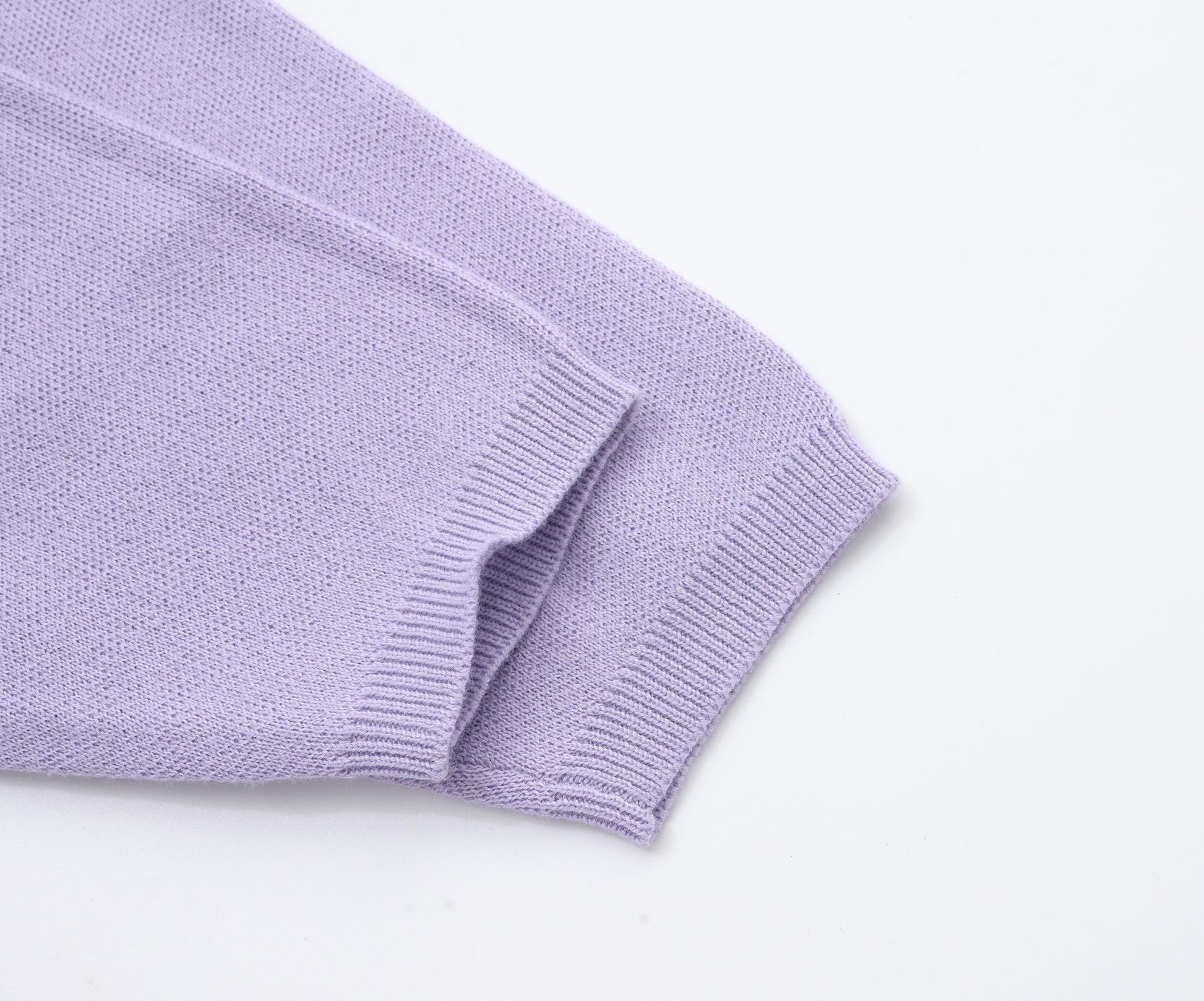 KNITTED SPOTS PULL OVER WITH PANT - TARO; 100% Organic Cotton; Jacquard Pull Over made from GOTS-certified organic cotton; 'Taro Spots' Jacquard pattern; Rib finish at neck, cuffs and hem; Dropped shoulder; Relaxed fit.