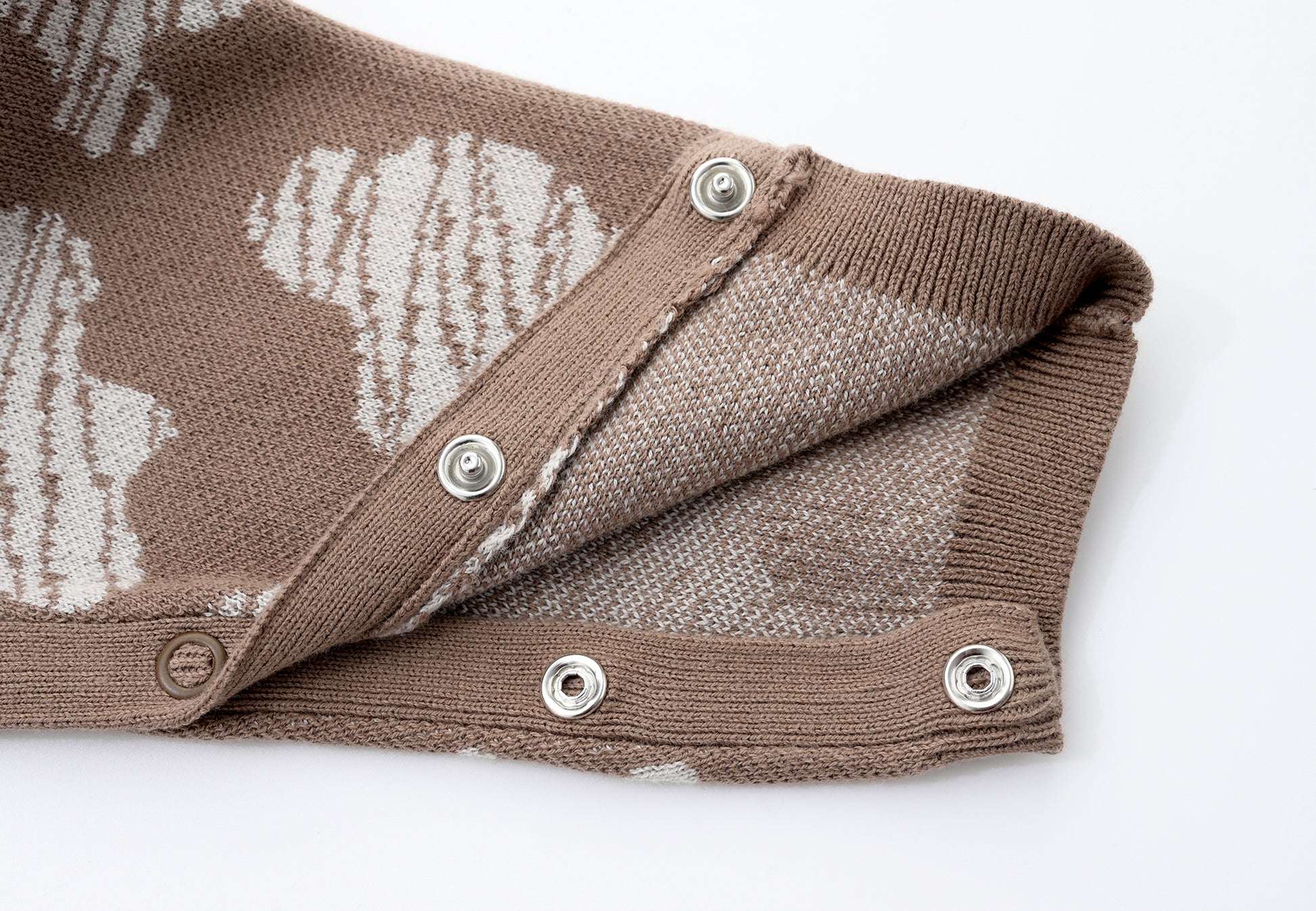 ORGANIC RIB JUMPSUIT - CHOCO - Petit Smiles
