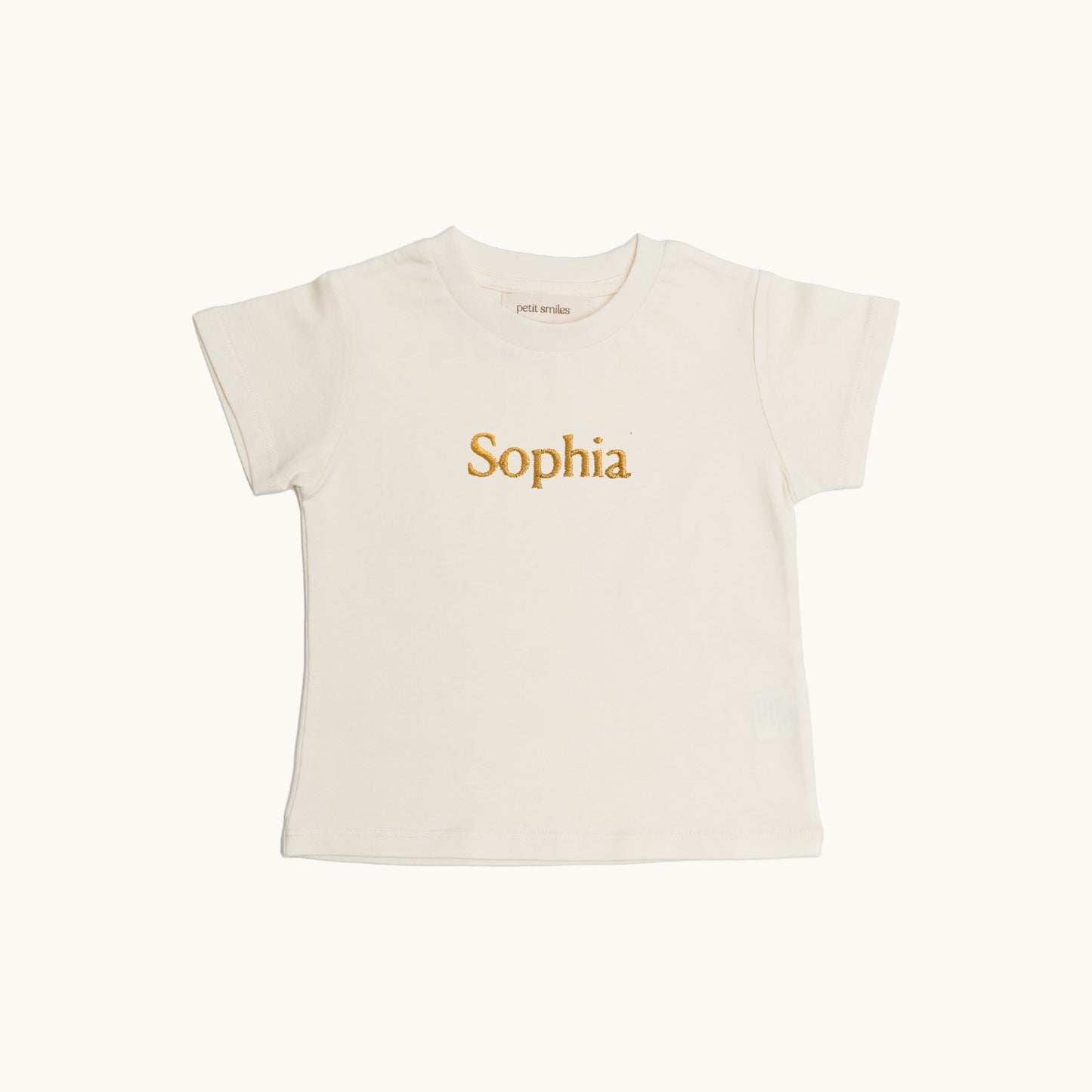 Sophia: Audlt Organic Cotton Tee - Petit Smiles
