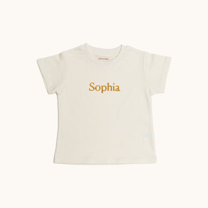 Sophia: Audlt Organic Cotton Tee - Petit Smiles